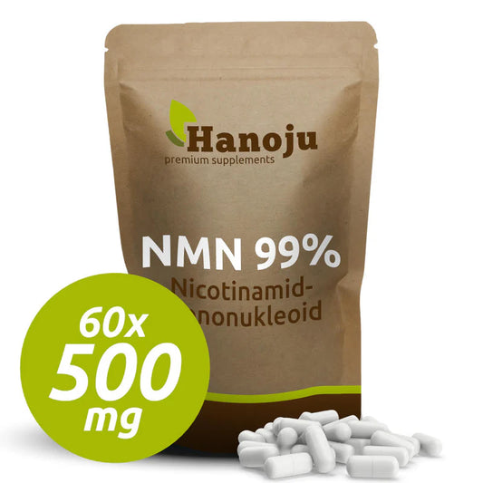 NMN-Kapseln – 500 mg | 99 % Reines Nicotinamid-Mononukleotid